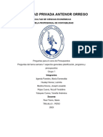 Preguntas Del Grupo 1 Tema Aspectos Generales Planificacion Programa y Presupuestos