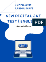 SAT Digital Practice Test 6 Module 1 Annotation