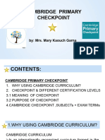 Cambridge Primary Checkpoint