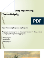 Pamumuhay NG Mga Unang Tao Sa Daigdig: Aralin 3.3