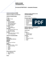 Roteiros - Anatomia Geral ICS-UFBA