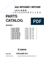 Canon SmartBase Mpc400, 600 Parts Manual