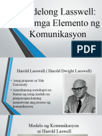 Pangkat 5 - Modelo NG Komunikasyon Ni Harold Laswell