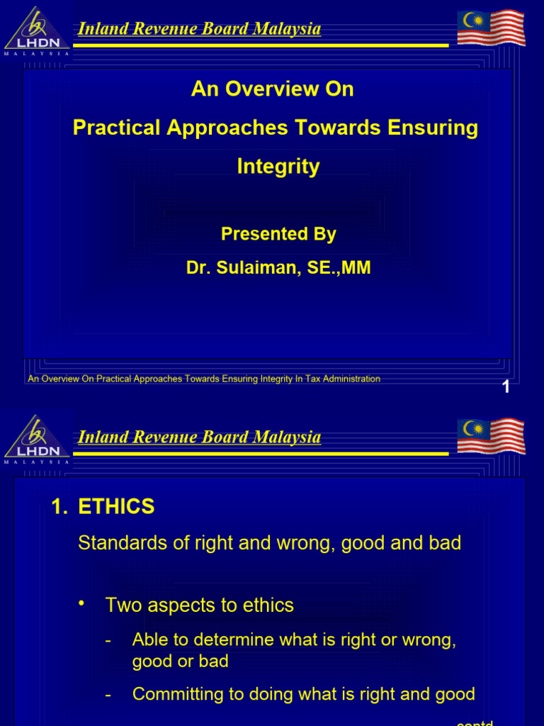 6 Overview Integrity PDF Integrity Taxes