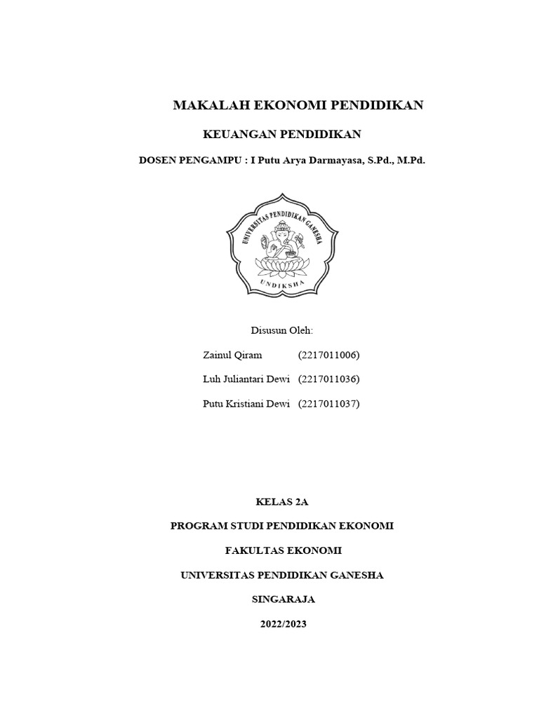 pertanggungjawaban keuangan pendidikan di sekolah swasta