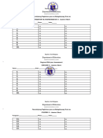 Answer Sheet