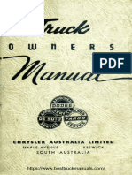 '53 DeSoto Trucks Owner's Manual PDF
