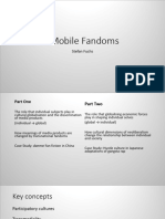 Lecture 8 - Mobile Fandoms