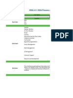 VDA 6.3 2016 Process Audit Checklist