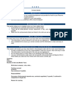 CV Template