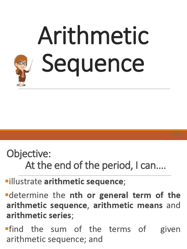 Lesson 2 - Arithmetic Sequence, Mean Ans Series | PDF | Applied ...