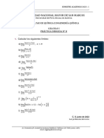 Práctica Dirigida 8. Límites de Funciones Logarítmicas UNMSM