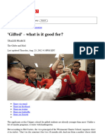 'Gifted' - What Is It Good For? - The Globe and Mail 1