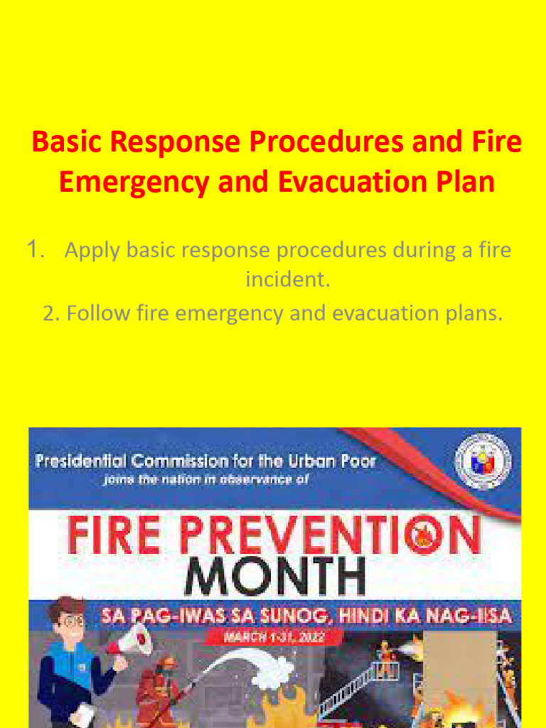 Fire Emergency Response and Evacuation Guide | PDF | Fires | Combustion