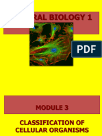 MOD 1B Classification of Cellular Organisms