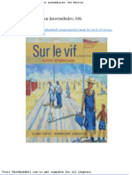 Test Bank For Sur Le Vif Niveau Intermdiaire 6th Edition