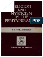 Religion and Mysticism in The Periyapuranam