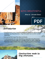 King Dhatusena