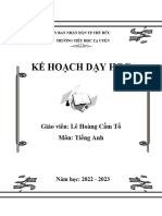 Bìa Kế Hoạch Day Học Tố