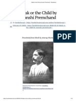 Balak or The Child by Munshi Premchand - Borderless