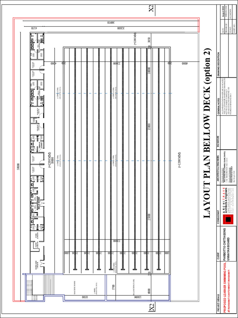 Proposed Swimming Pool Layout Plan | PDF | Leisure Activities | Bathing