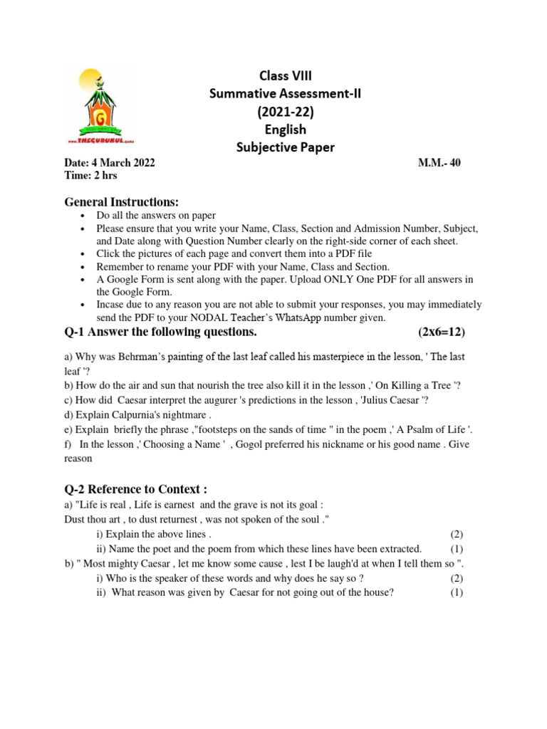 Class 8 english pdf