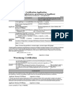 2 Certification Application For Processor (Proc