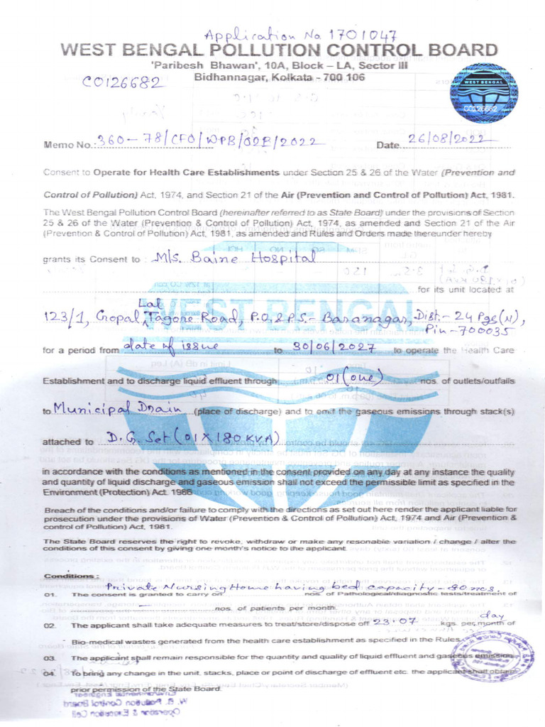 Polution Licence | PDF