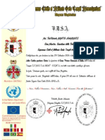 Certificato GP Onorario Perù