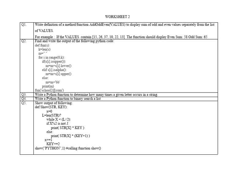 Python Coding Exercises | PDF