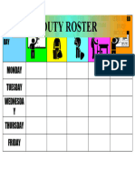 Duty Roster