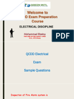 02 - QCDD Electrical - Sample Questions
