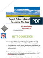 Export Potential Analysis For Rapeseed Mustard Meal: OM RANJAN (MBA-AB) 2010-12