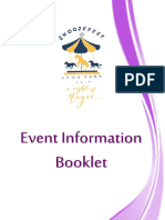 2019 Snoozefest Information Booklet