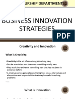 Topic 6 Business Innovation Strategies