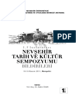 1 Uluslararasi Nevsehir Tarih Ve Kultur Sempozyumu-1