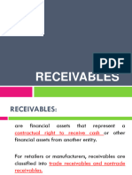 RECEIVABLES