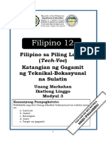Filipino-12 q1 Mod3 Tech-Voc