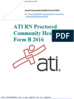 Ati RN Proctored Community Health Form B 2016