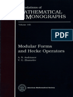 (Translations of Mathematical Monographs) A. N. Andrianov and v. G. Zhuravlev - Modular Forms and Hecke Operators (1995, American Mathematical Society)