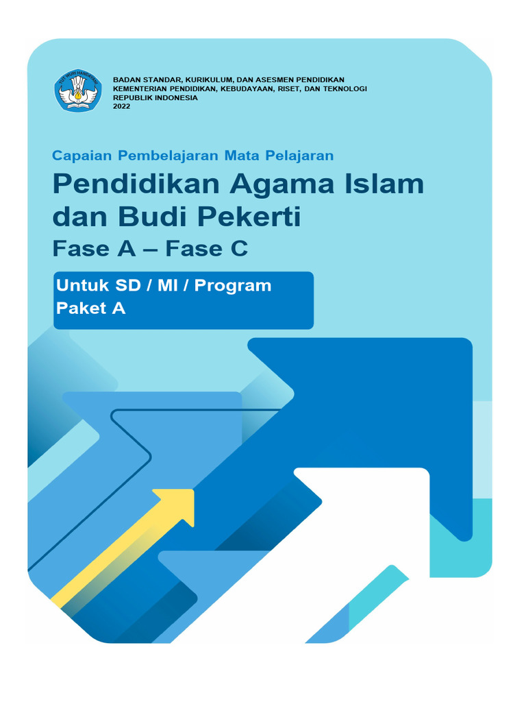 Capaian Pembelajaran Pendidikan Agama Islam | PDF