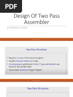 10.design of Two Pass Assembler