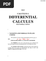 Differential Chapter 5 Polynomial Curves Part 2