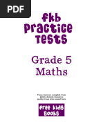 IBT Practice Test Grade 6 Maths | PDF | Teaching Mathematics