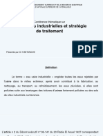 Eaux Usées Industrielles Et Stratégie de Traitement