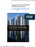 Principles of Auditing and Assurance Services Whittington Pany 18th Edition Solutions Manual