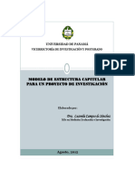 Lectura 2 Complementaria-Modelo Estructural para La Elaboraion de Proyectos de Investigacion Universidad de Panama