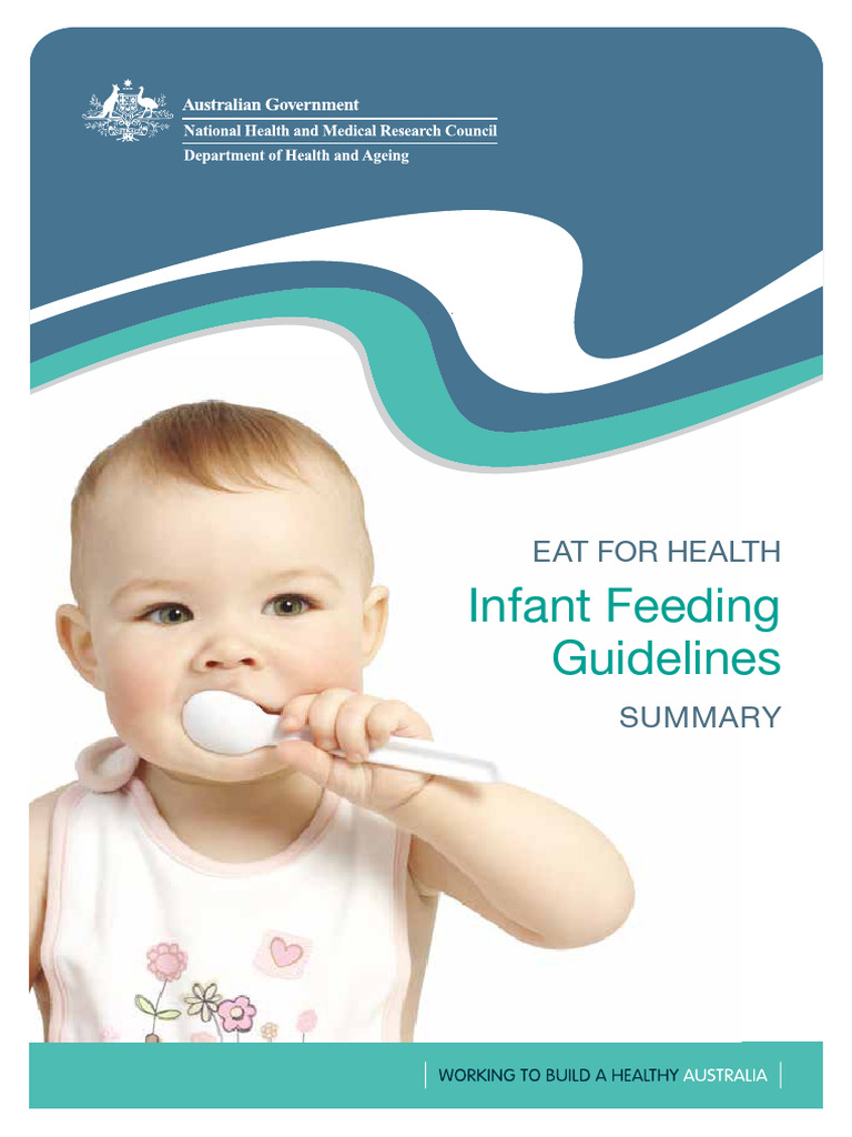 Infant feeding guidelines summary pdf breastfeeding breast milk