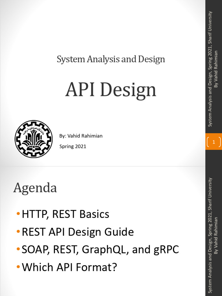 API Design PDF Soap Representational State Transfer