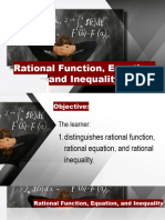 Rational Function Equation and Inequality